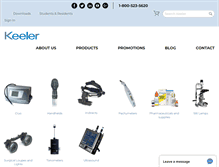 Tablet Screenshot of keelerusa.com